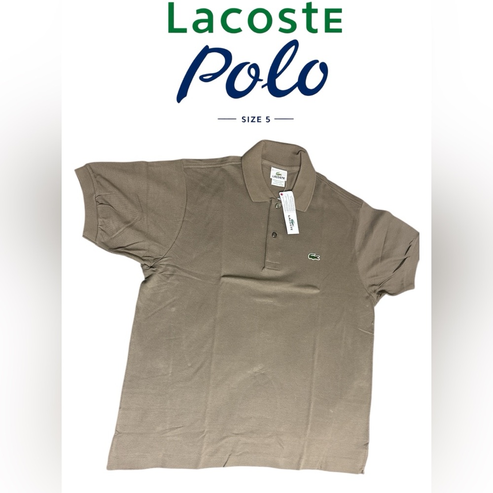 👕🐊 brand new with tags men’s Lacoste polo shirt size 5